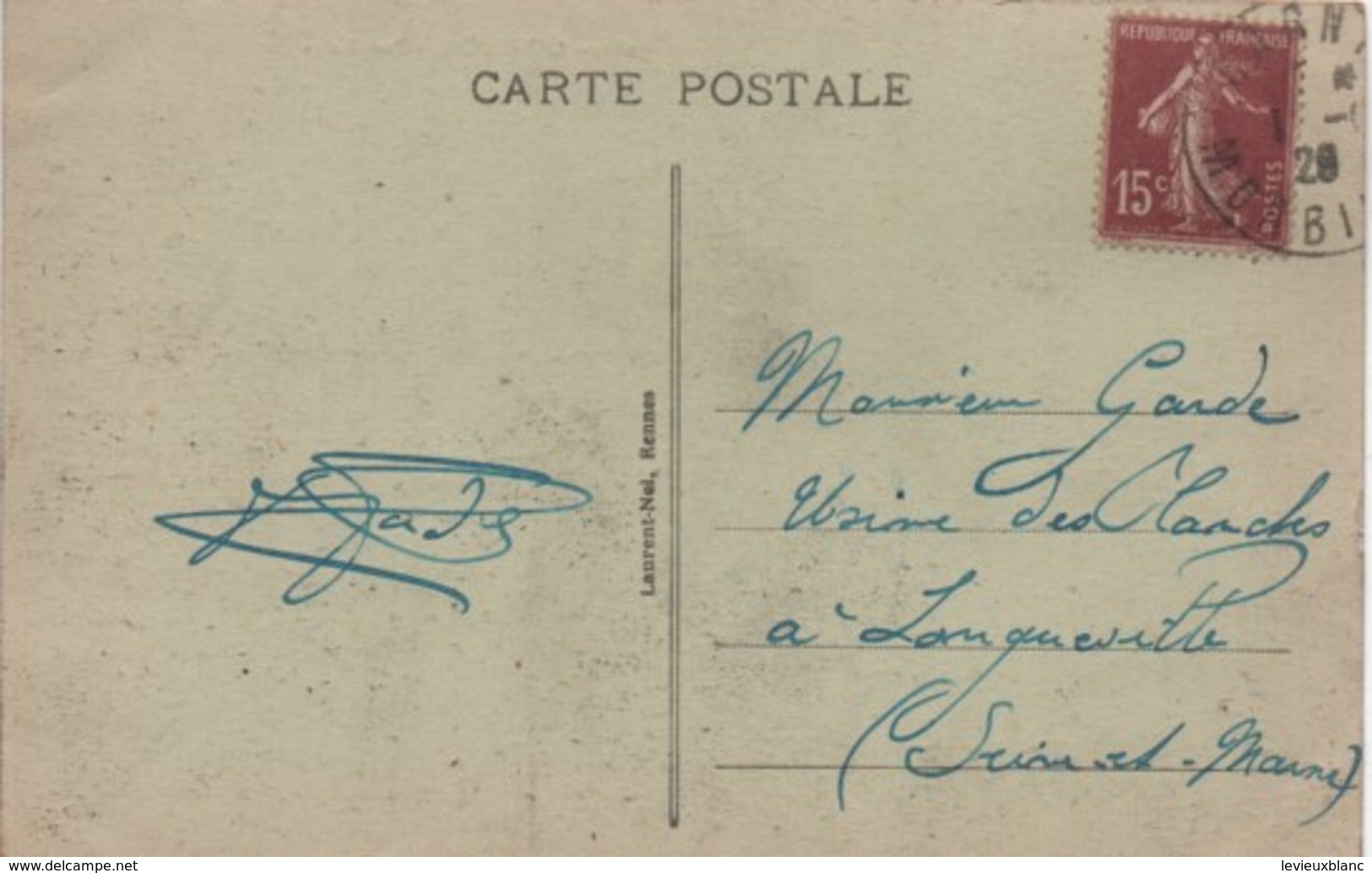 Marine/Pêche/ QUIBERON/ Port Maria/ Laurent Nel / Rennes :/ Vers 1927     MAR62 - Visvangst