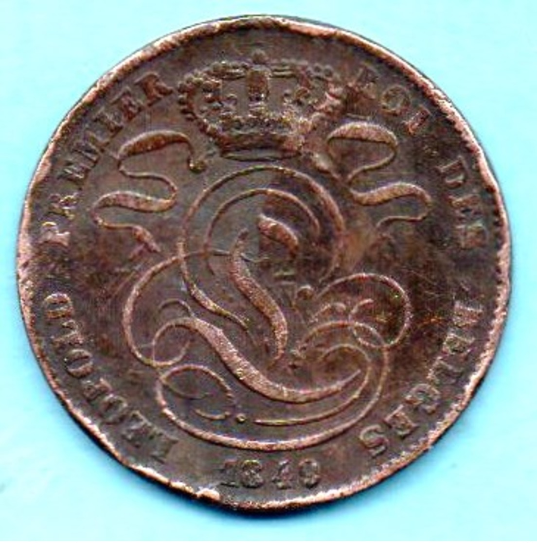 NO/  BELGIQUE / BELGIUM  5 CENTS 1849  French Légend - 5 Centimes