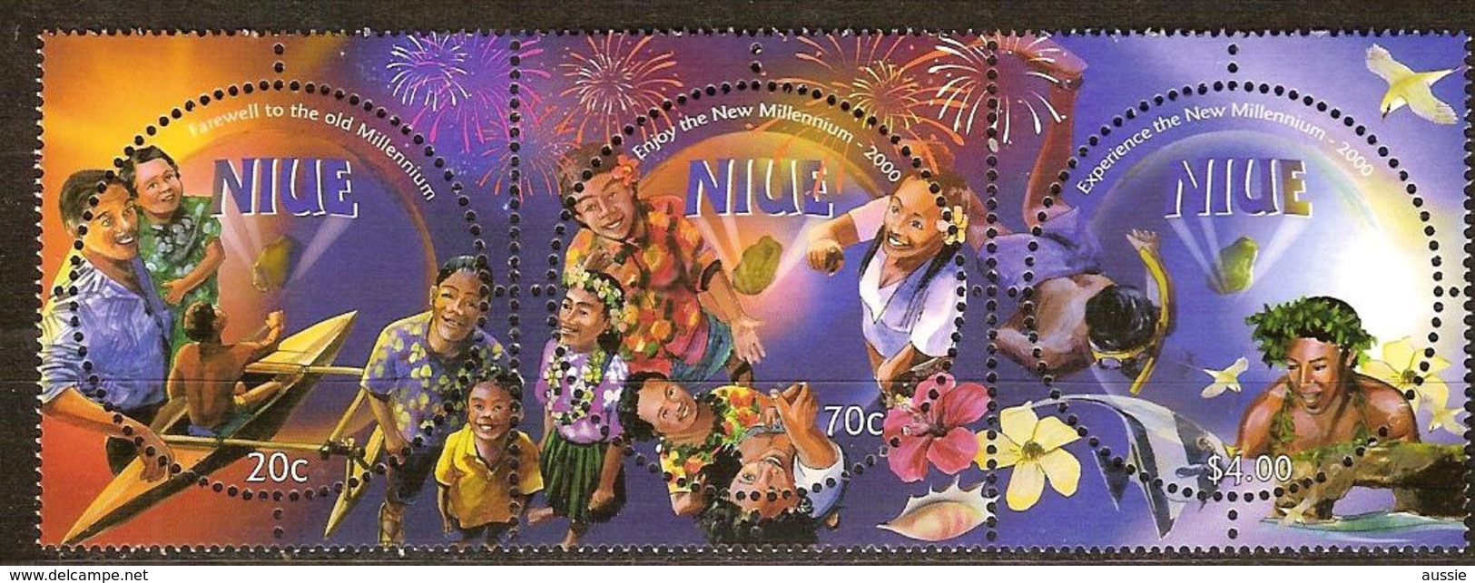 Niue 1999 Yvertn° 714-716 *** MNH Cote 9 Euro Passage à L' An 2000 - Niue