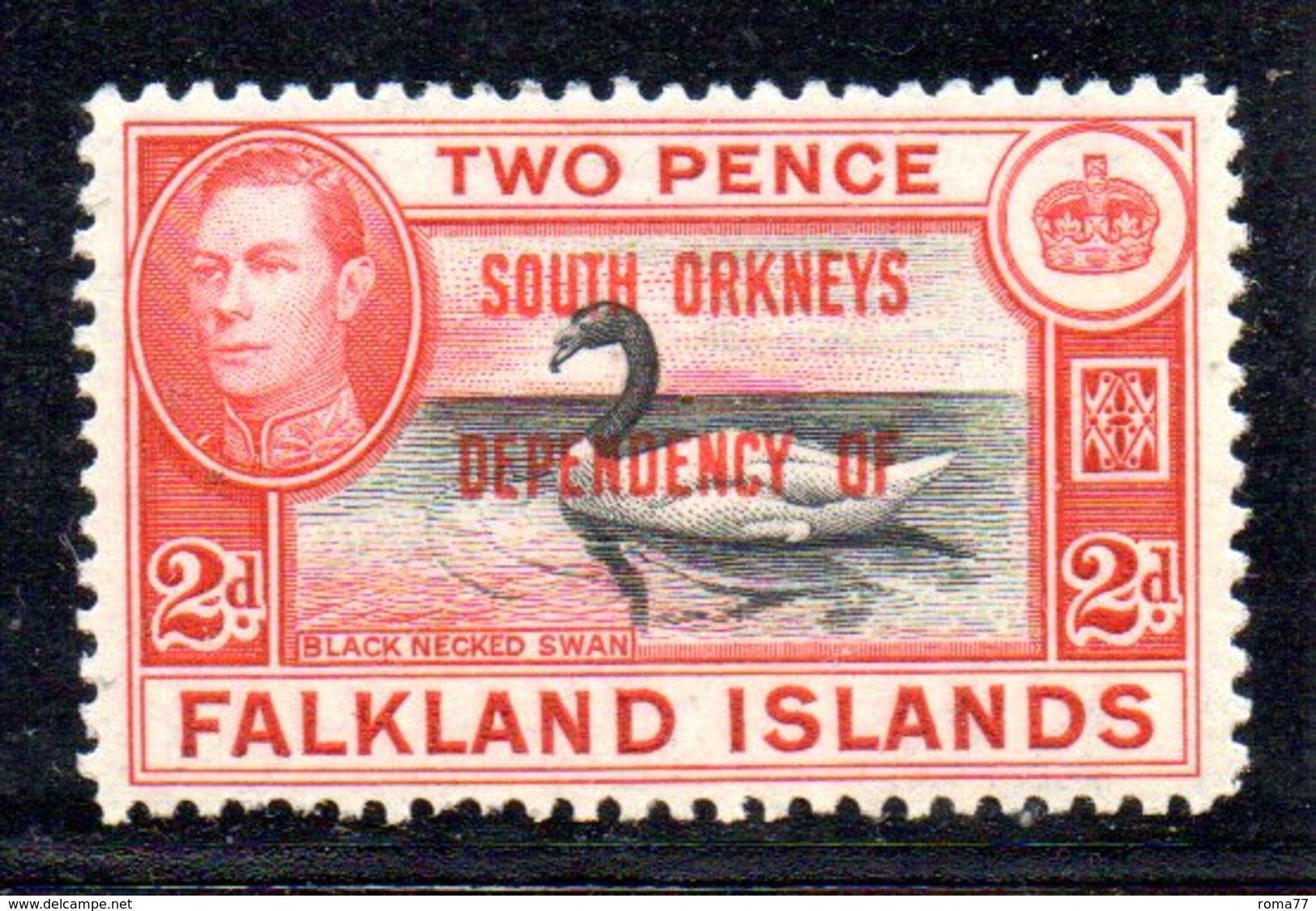 W274 - SOUTH GEORGIA SOUTH ORKNEYS 1944 ,  2 D. Integro  *** MNH. - Georgia Del Sud