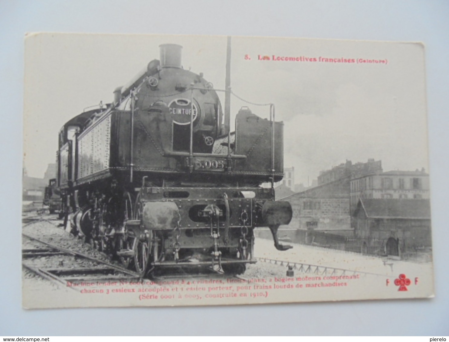 LOCOMOTIVES CEINTURE - Matériel