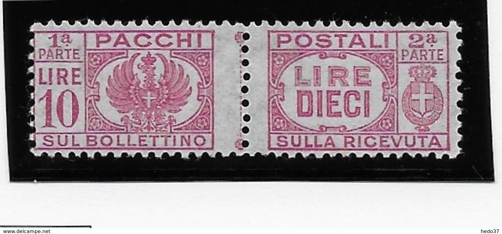 Italie Colis Postaux N°50 - Neuf * Avec Charnière - TB - Colis-postaux