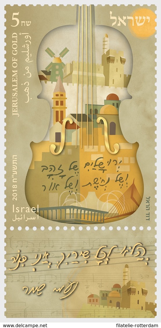 Israel - Postfris / MNH - Jerusalem Of Gold 2018 - Nuevos (con Tab)