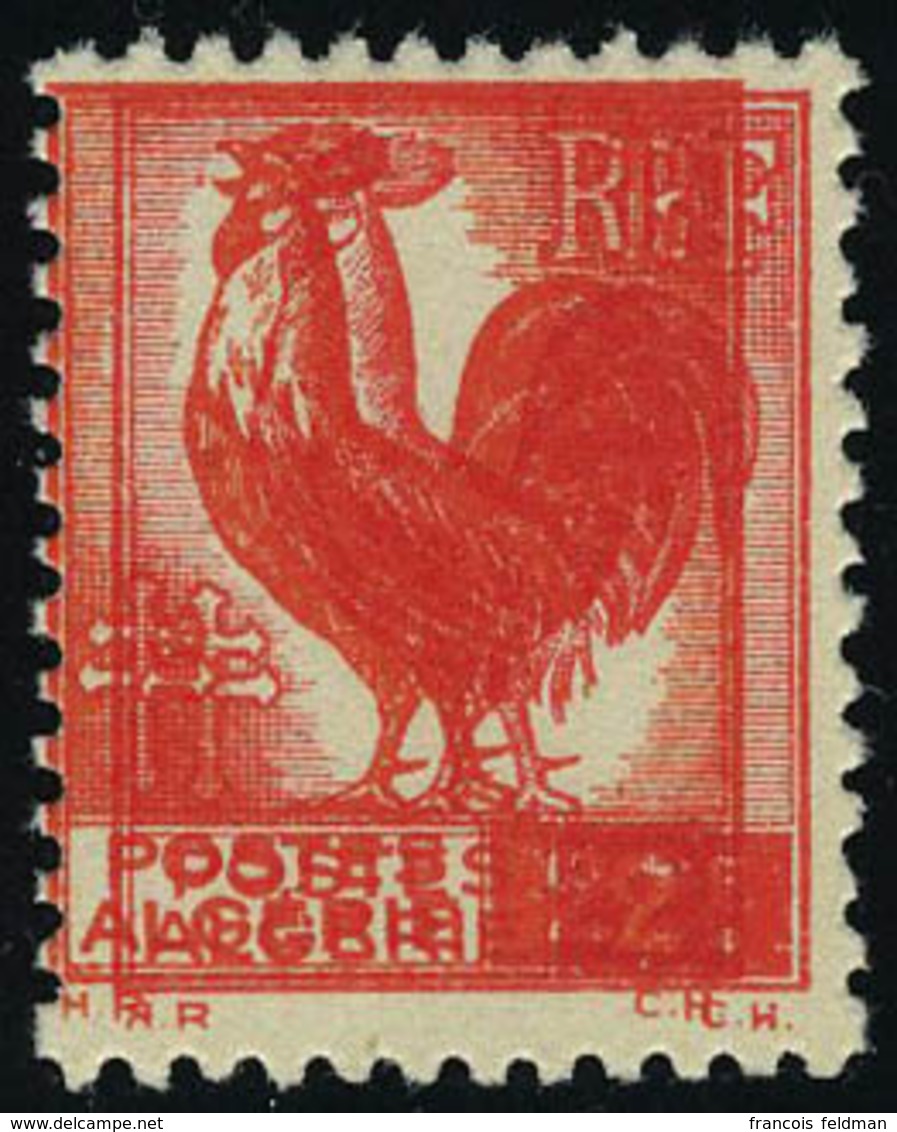 Neuf Sans Charnière N° 220a, 2f Rouge Double Impression T.B. - Other & Unclassified