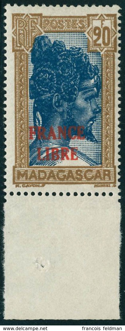 Neuf Avec Charnière N° 235/264, Les 30 Valeurs France Libre Dont N° 255A, T.B. - Sonstige & Ohne Zuordnung