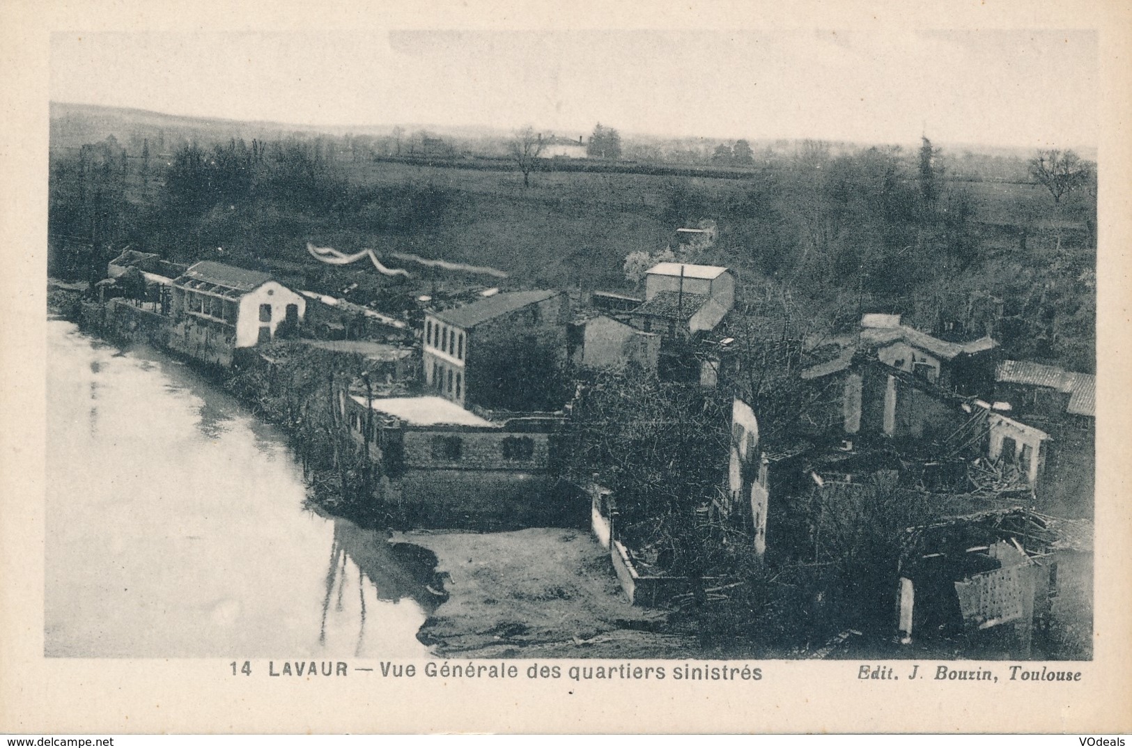 CPA - France - (81) Tam - Lavaur - Vue Générale Des Quartiers Sinistrés - Lavaur