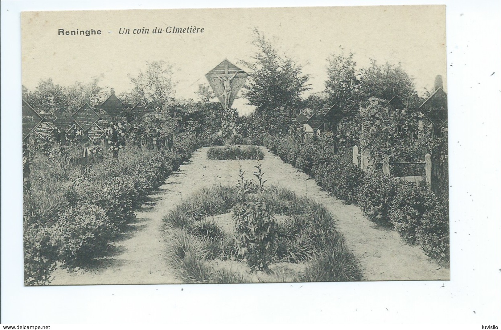 Reninghe Un Coin Du Cimetière Lo Reninge - Lo-Reninge