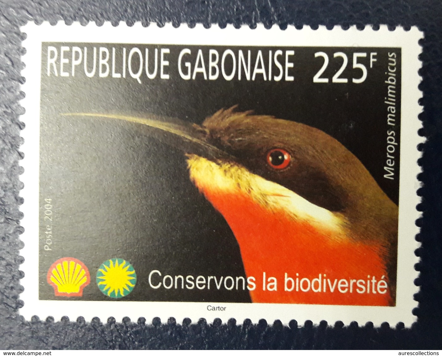 GABON 2004 - BIODIVERSITY BIODIVERSITE SHELL OIL PETROLEUM - BIRDS OISEAUX BIRD OISEAU - MNH - RARE - Hiboux & Chouettes