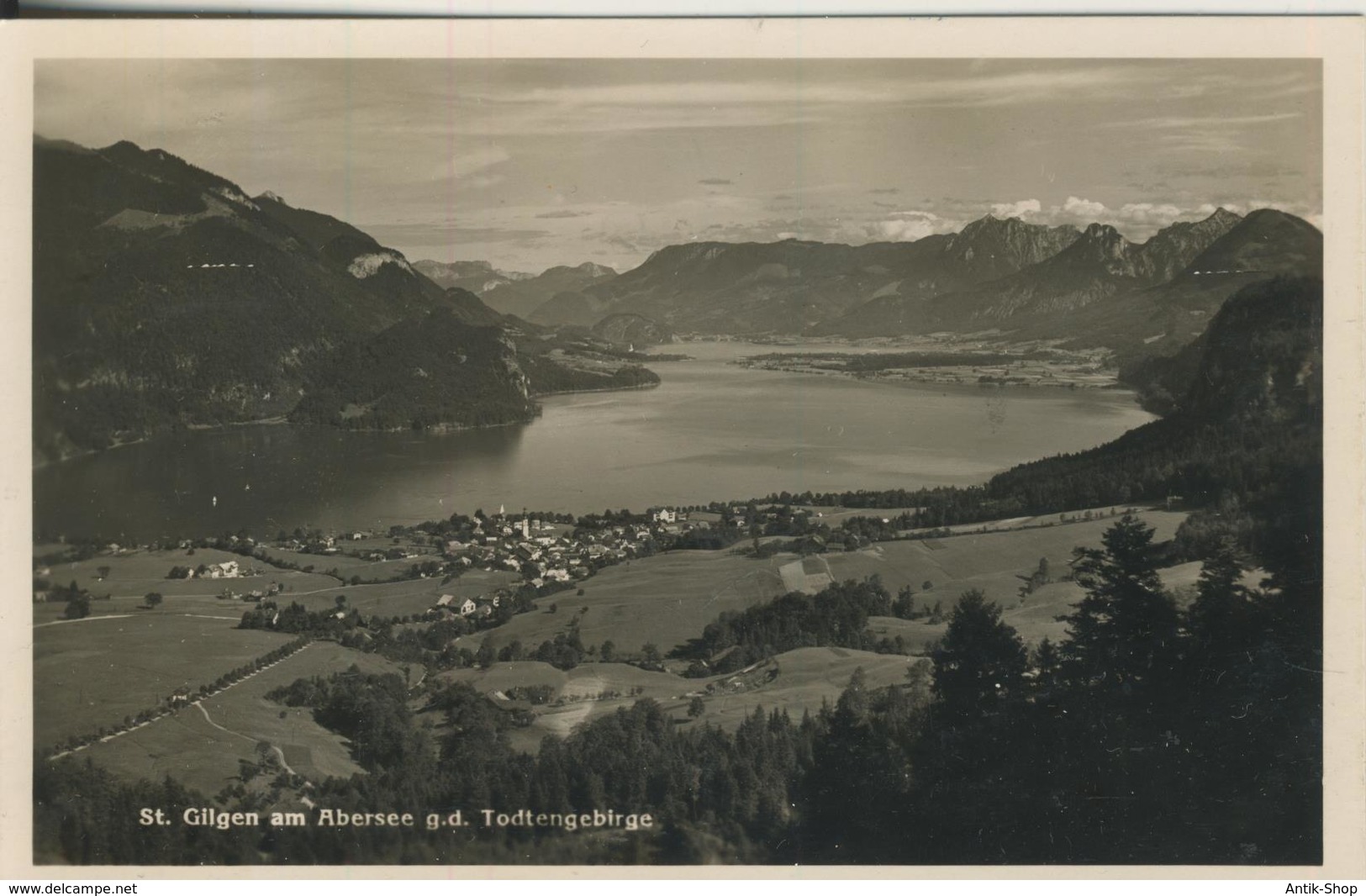 St. Gilgen V. 1960  Dorfansicht  & See  (2452) - St. Gilgen