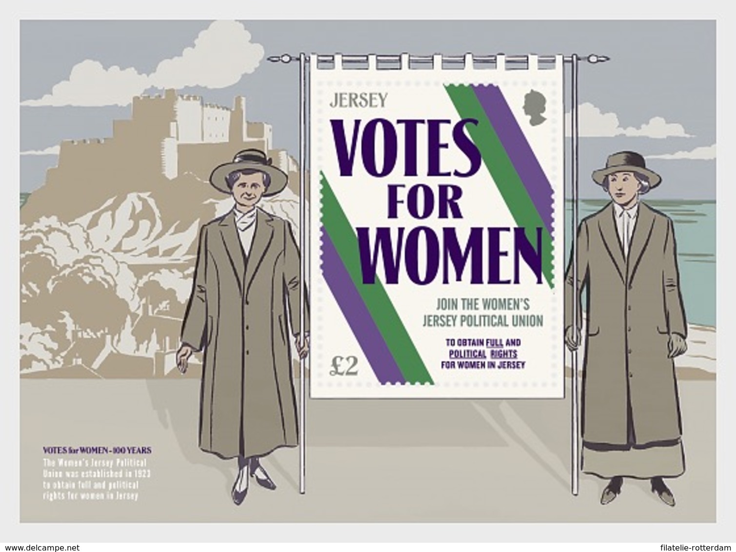 Jersey - Postfris / MNH - Sheet Votes For Women 2018 - Jersey