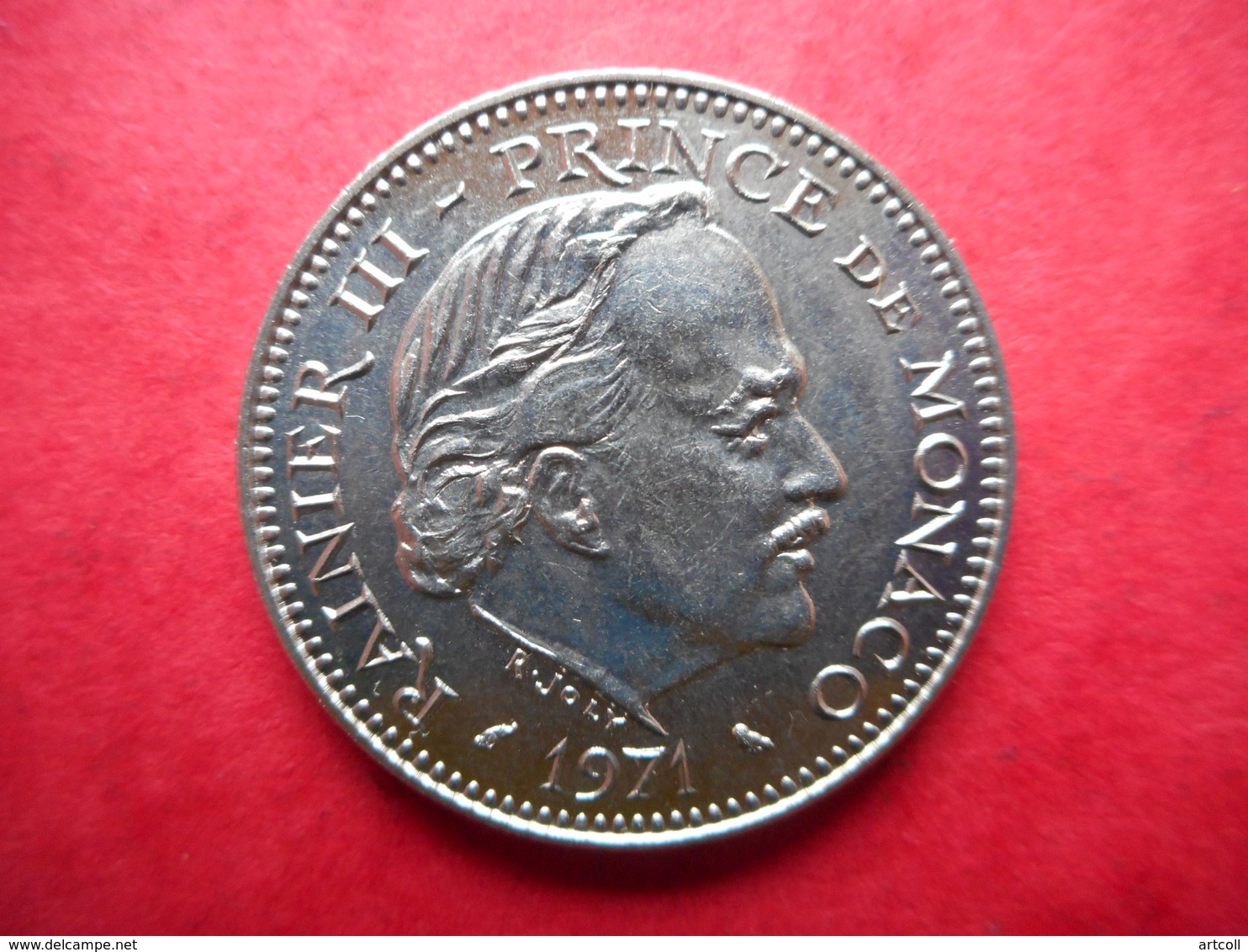 Monaco 5 Francs 1971 Rainier III - 1960-2001 Nieuwe Frank