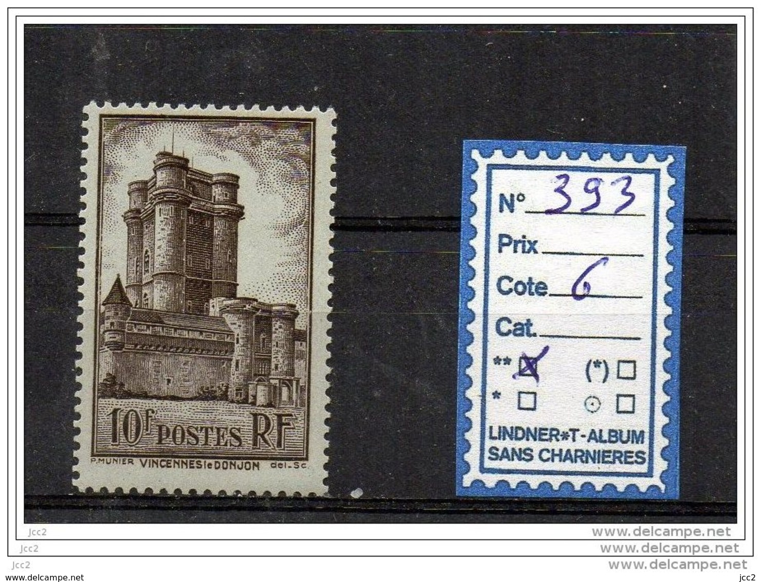 FRANCE LUXE ** -  N° 393 - Unused Stamps