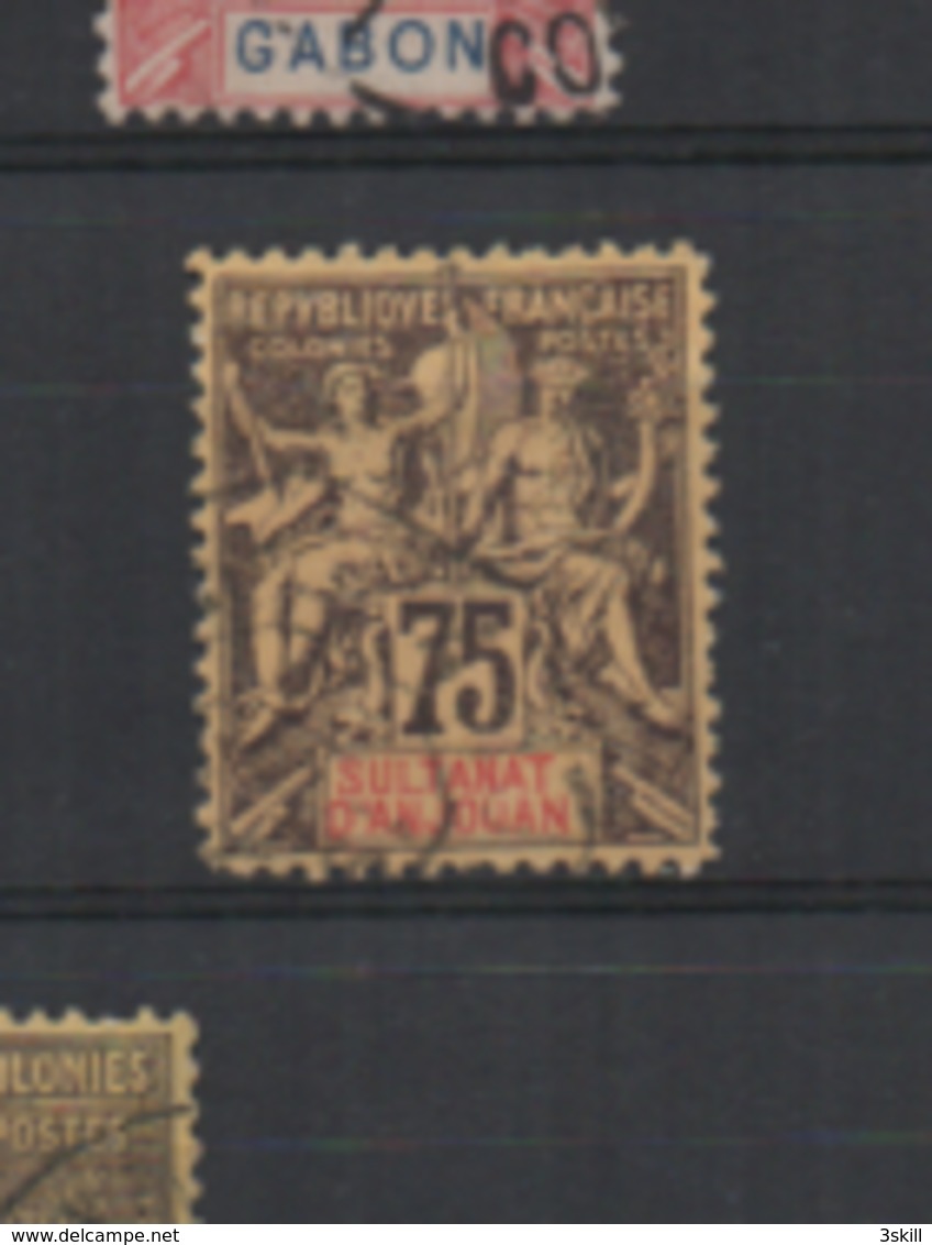 Anjouan 1892 , YT 12 ° , Faux De Fournier - Used Stamps