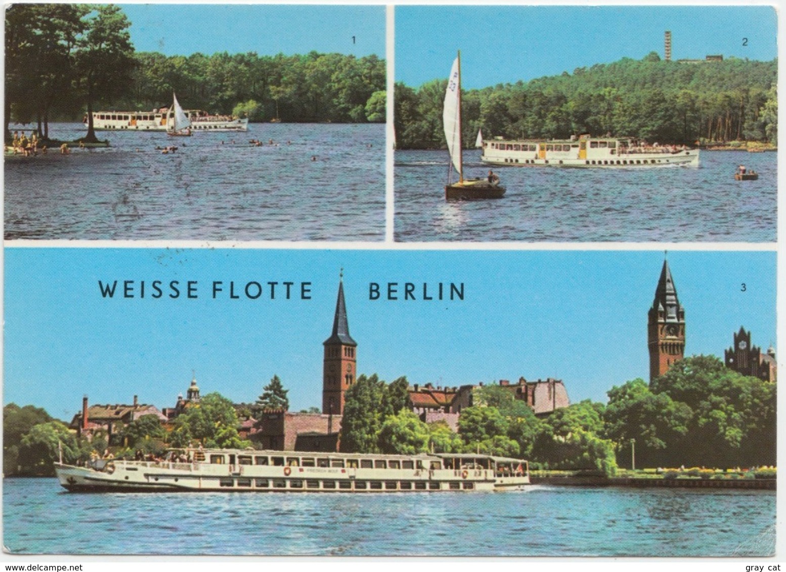 WEISSE FLOTTE, BERLIN, 1973 Used Postcard [22097] - Other & Unclassified