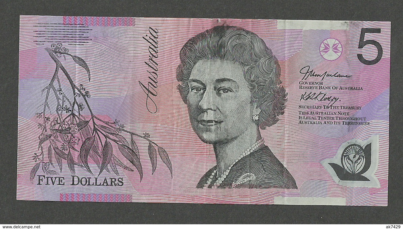 Australia 5 Dollars 2005 P-57c POLIMER - 2005-... (billetes De Polímero)