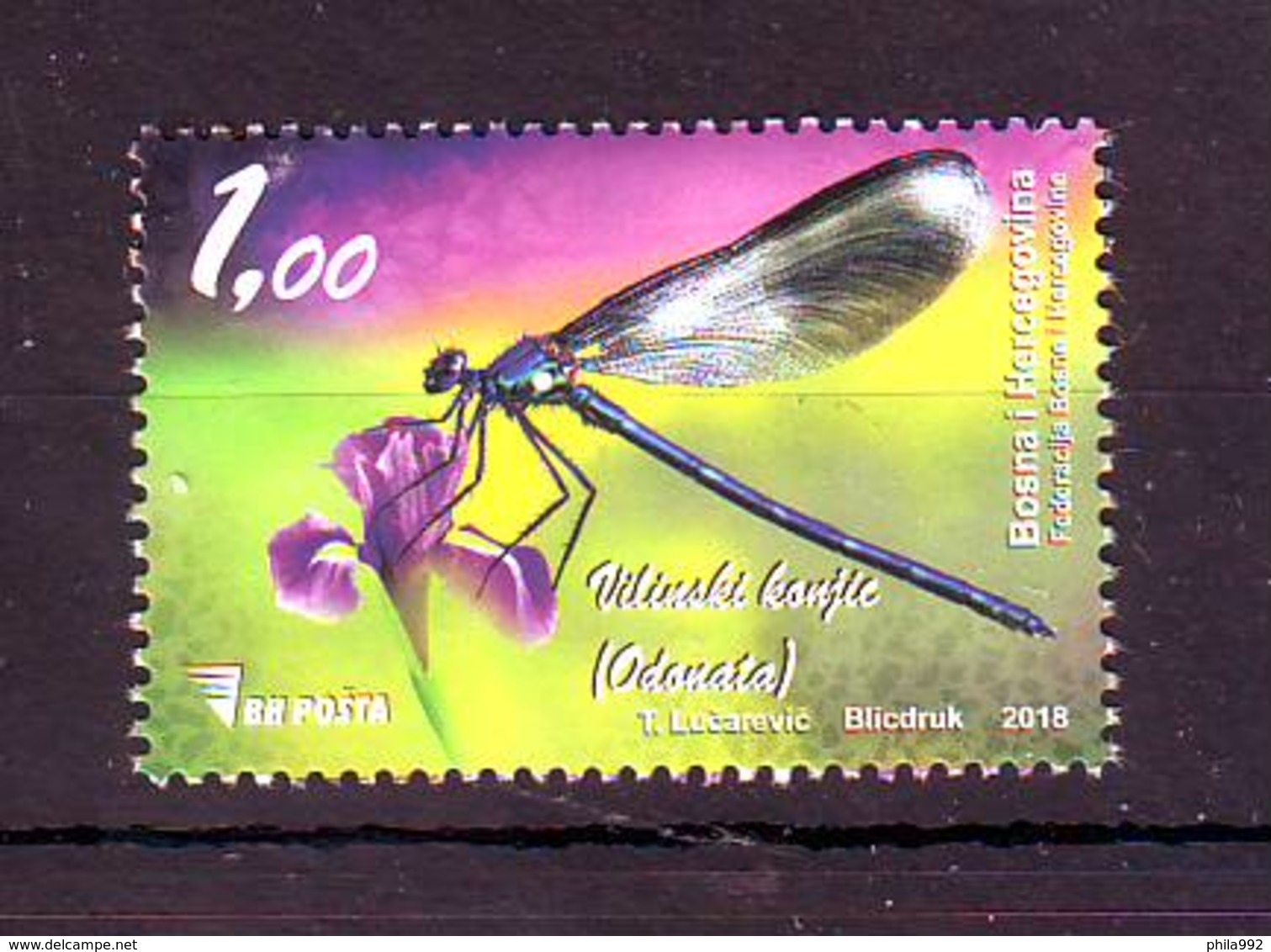 BiH Bosnia 2018 Y Fauna Insects MNH - Bosnie-Herzegovine