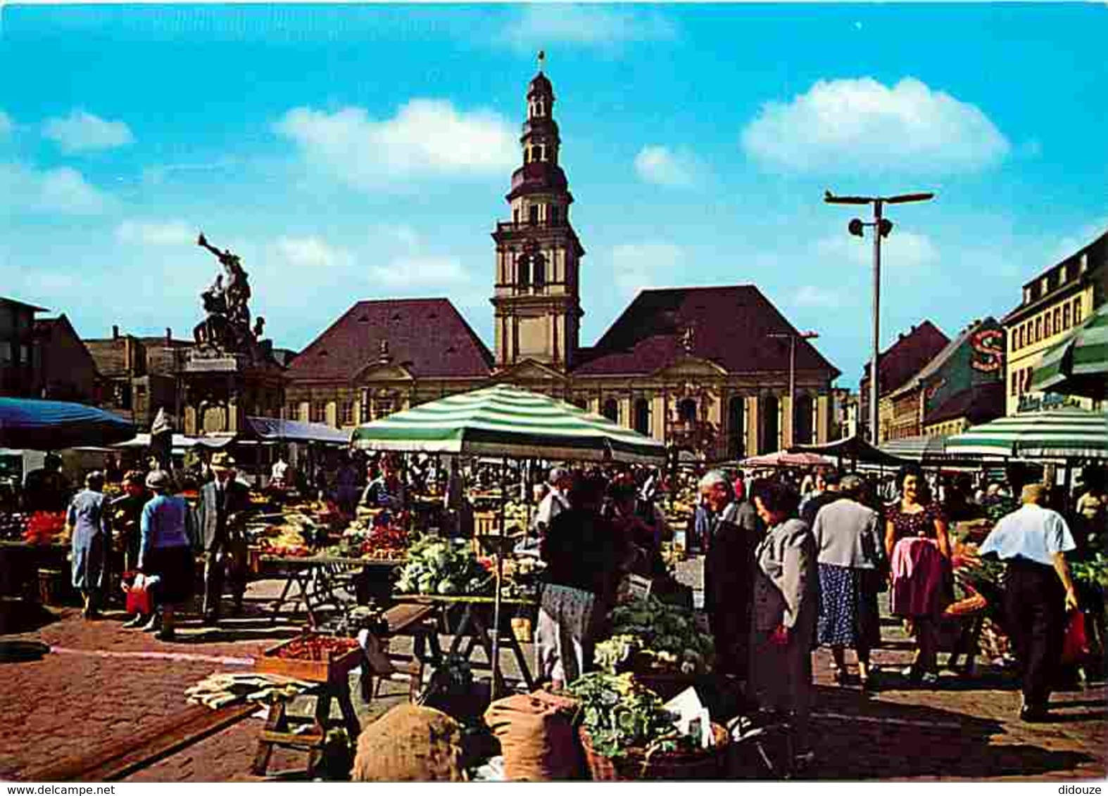 Marchés - Mannheim - Altes Tathaus Und Markt - Voir Scans Recto-Verso - Marchés