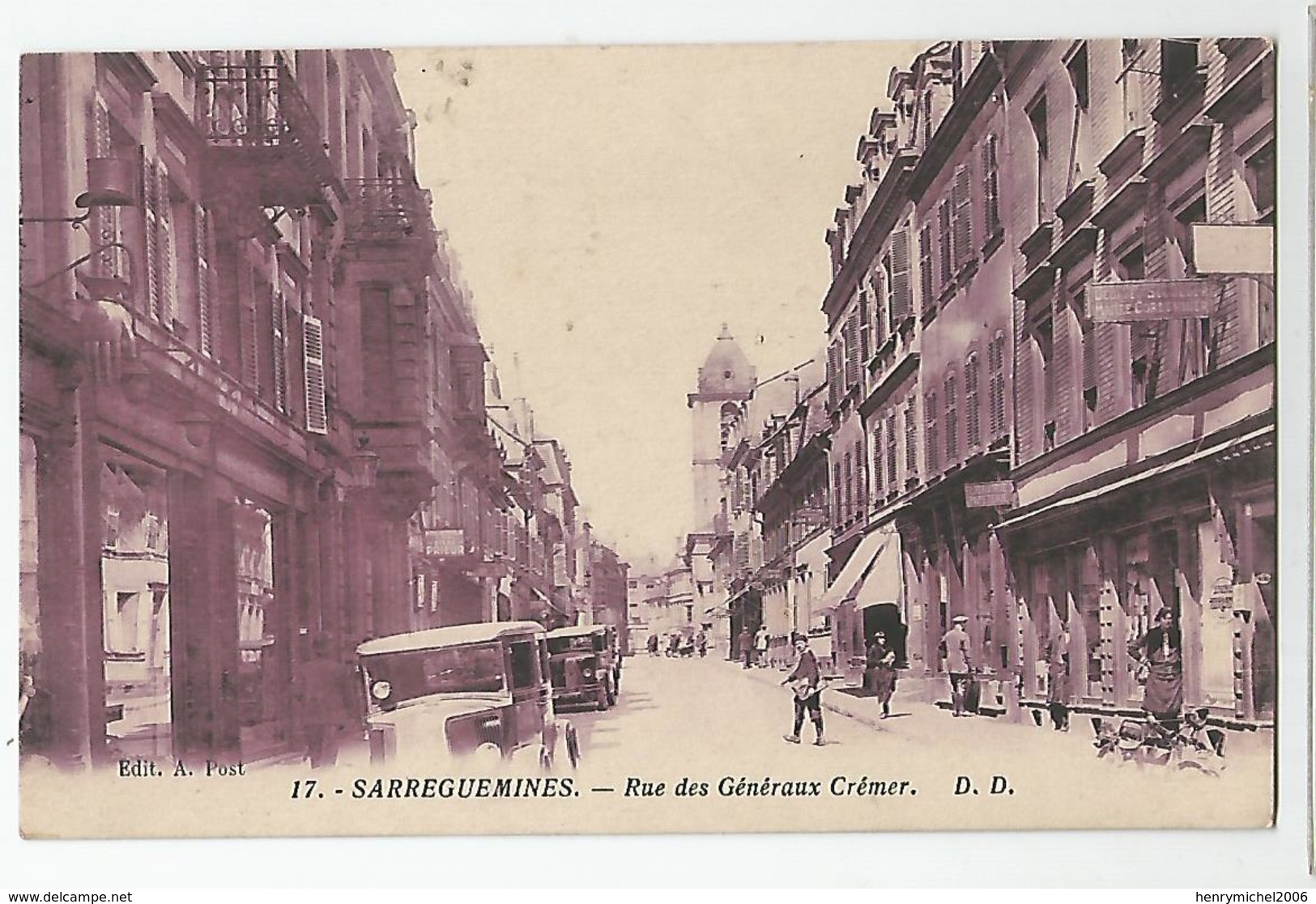 57 Moselle - Sarreguemines Rue Des Généraux Cremer - Sarreguemines