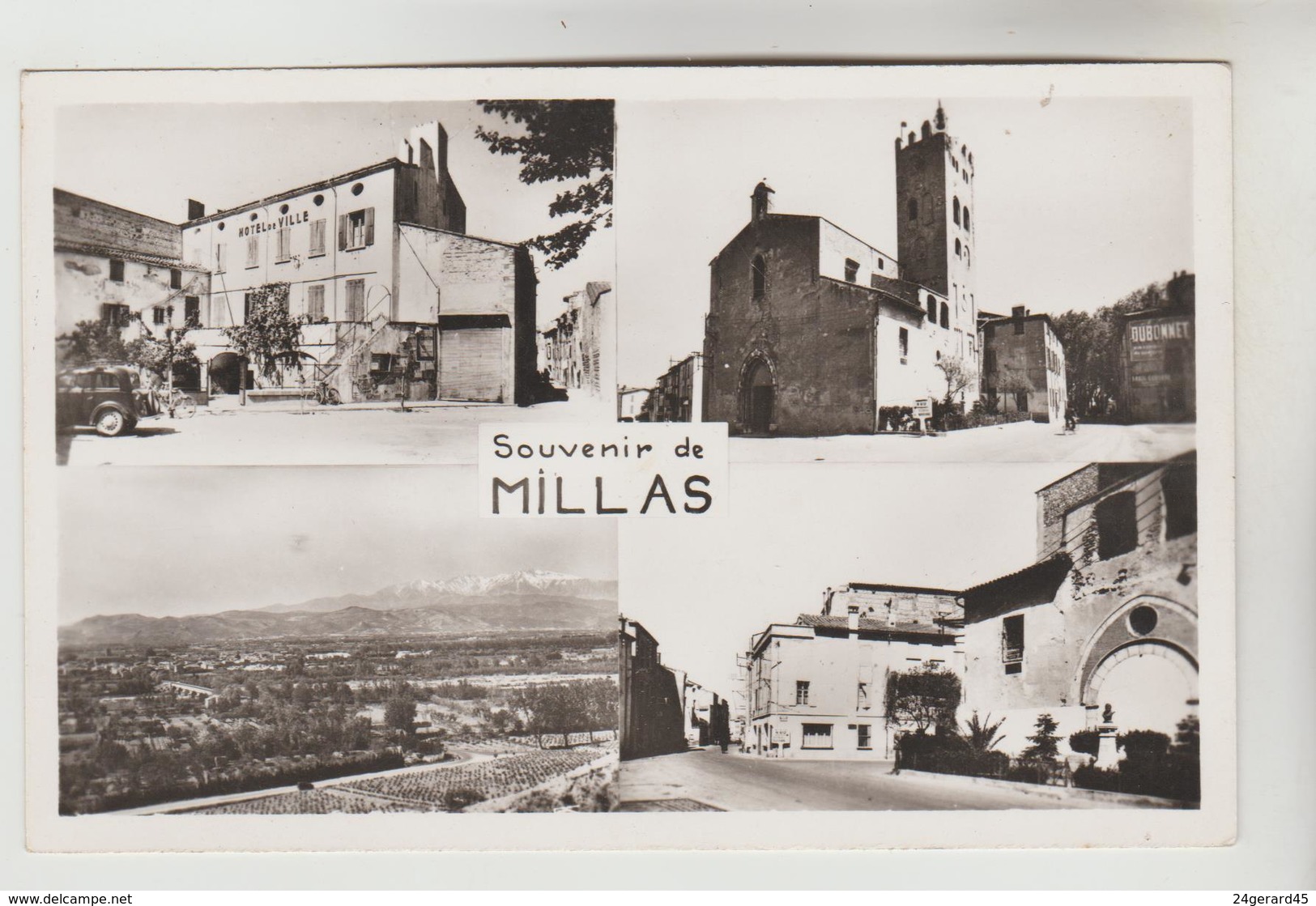 CPSM MILLAS (Pyrénées Orientales) - Souvenir De.....4 Vues - Millas