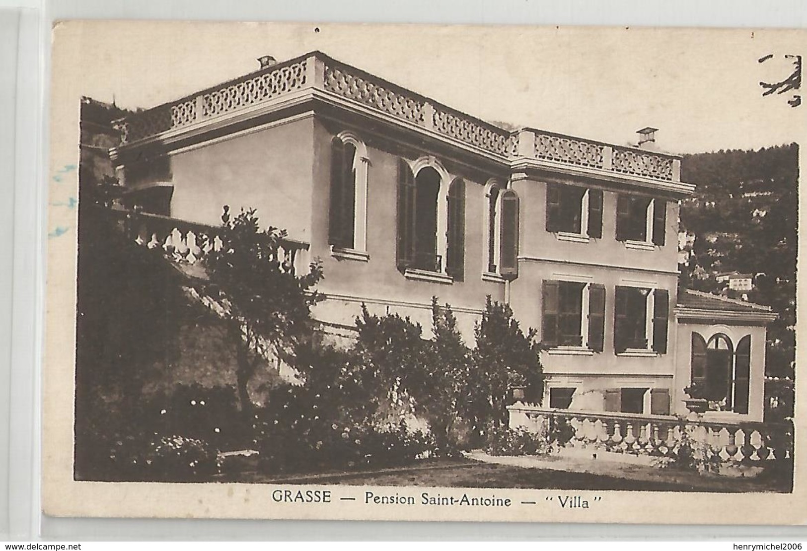 06 Grasse Villa Pension Saint Antoine Ed D'art Munier - Grasse