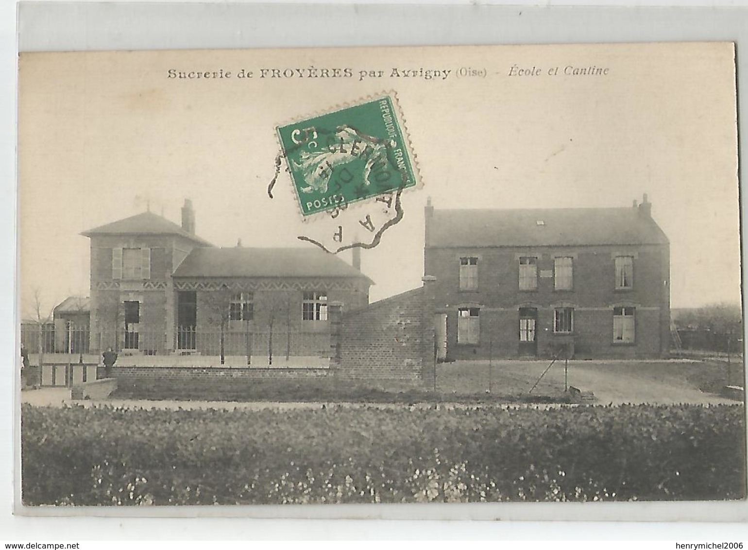 60 Oise Avigny Usine Sucrerie De Froyères école Et Cantine - Other & Unclassified