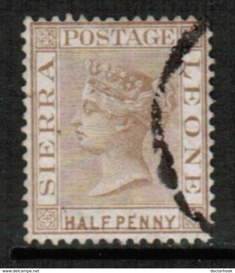 SIERRS LEONE  Scott # 11 VF USED (Stamp Scan # 428) - Sierra Leone (...-1960)