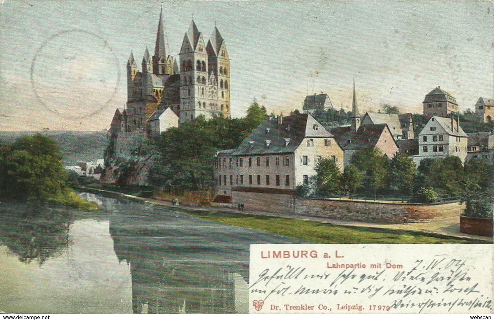 AK Limburg Lahnpartie & Dom Color 1904 #12 - Limburg