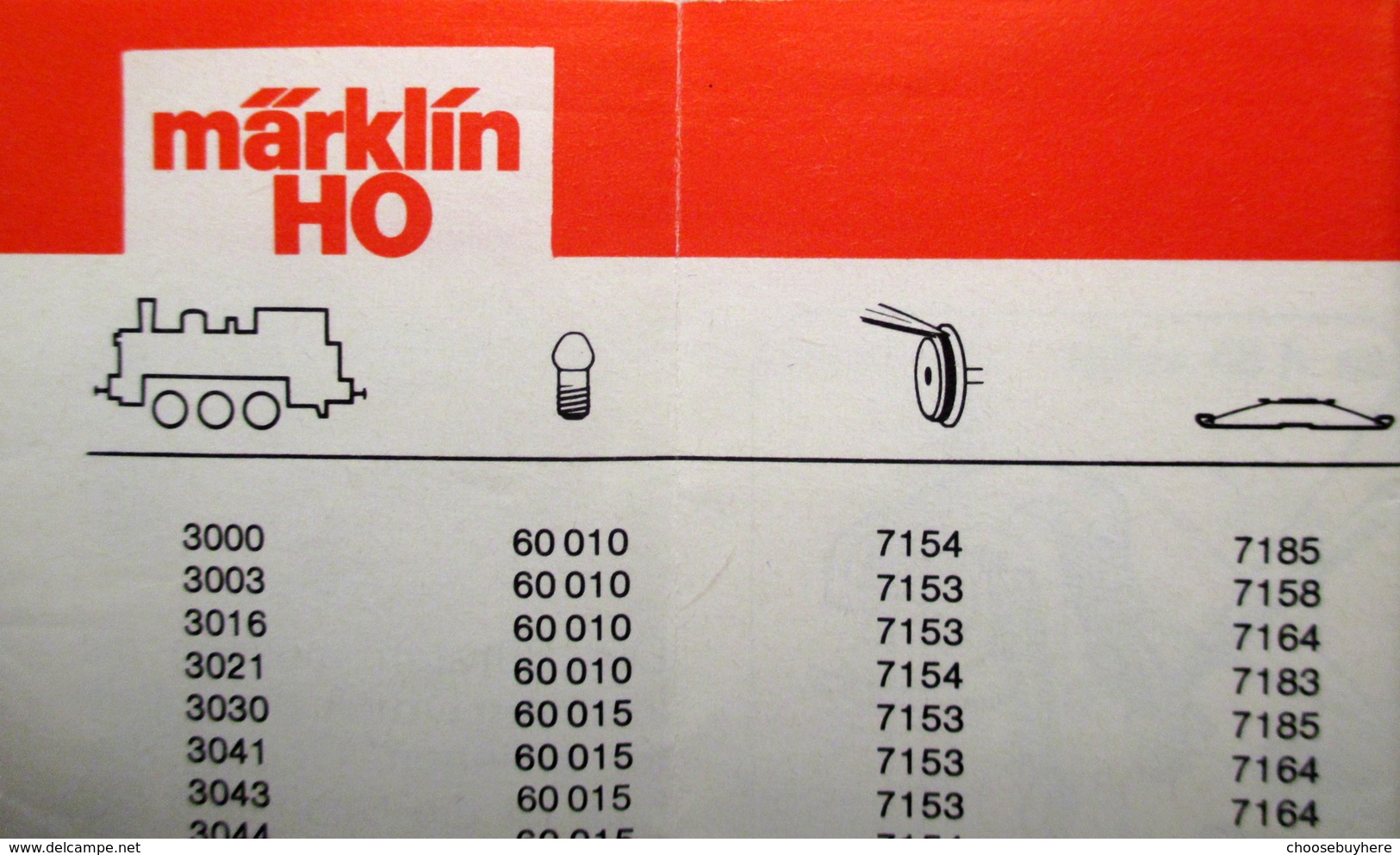 MÄRKLIN H0 Service Heft Lok 3000 - 3099 Sammlerstück 1973 1976 Mehrsprachig - Sonstige & Ohne Zuordnung