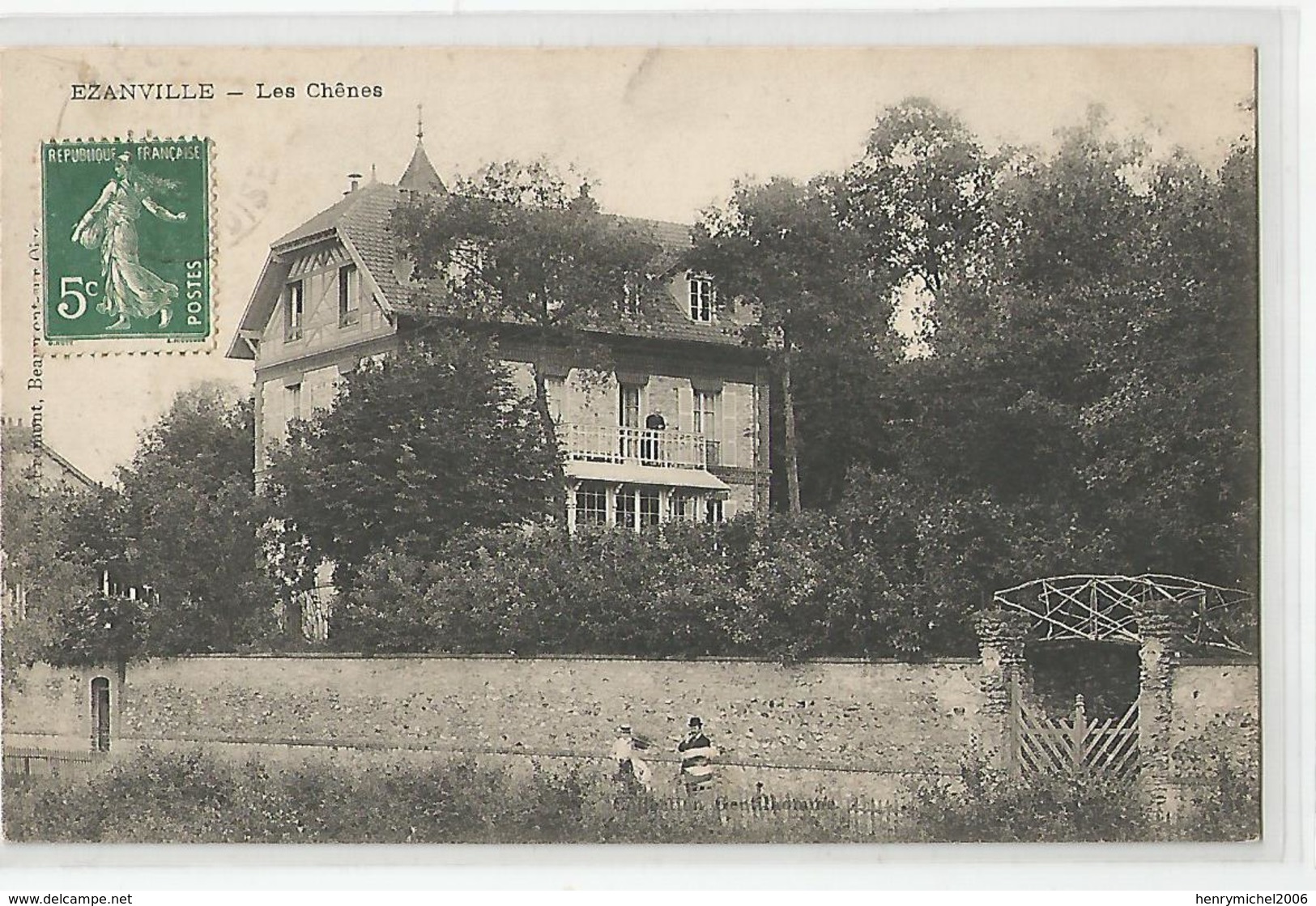 95 Val D'oise Ezanville Villa Maison  Les Chenes 1908 - Ezanville