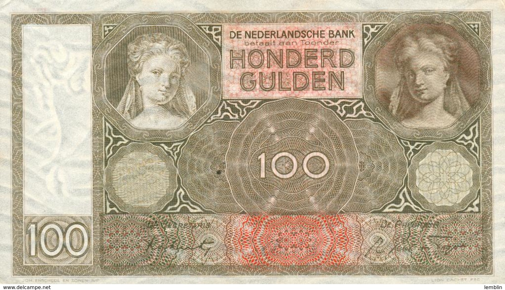 100 FLORINS 1942 - 100 Gulden