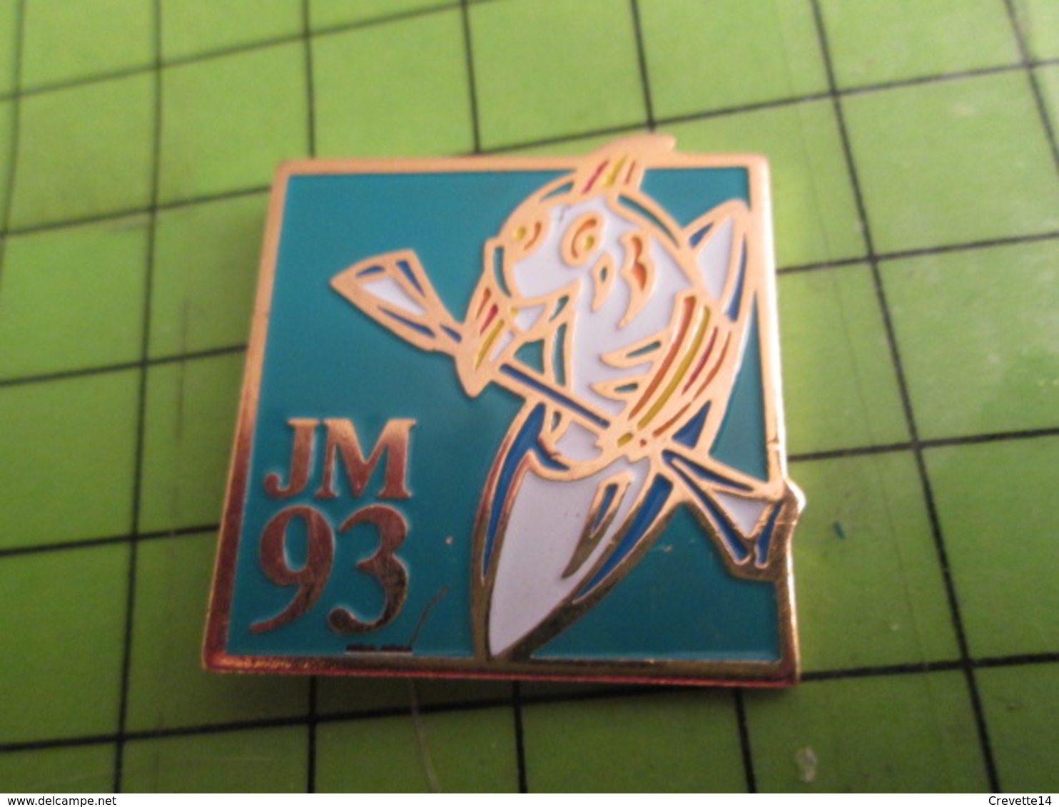 410e Pin's Pins / Beau Et Rare / THEME SPORTS : CANOE KAYAK JEUX MEDITERRANEENS 1993 - Canoeing, Kayak