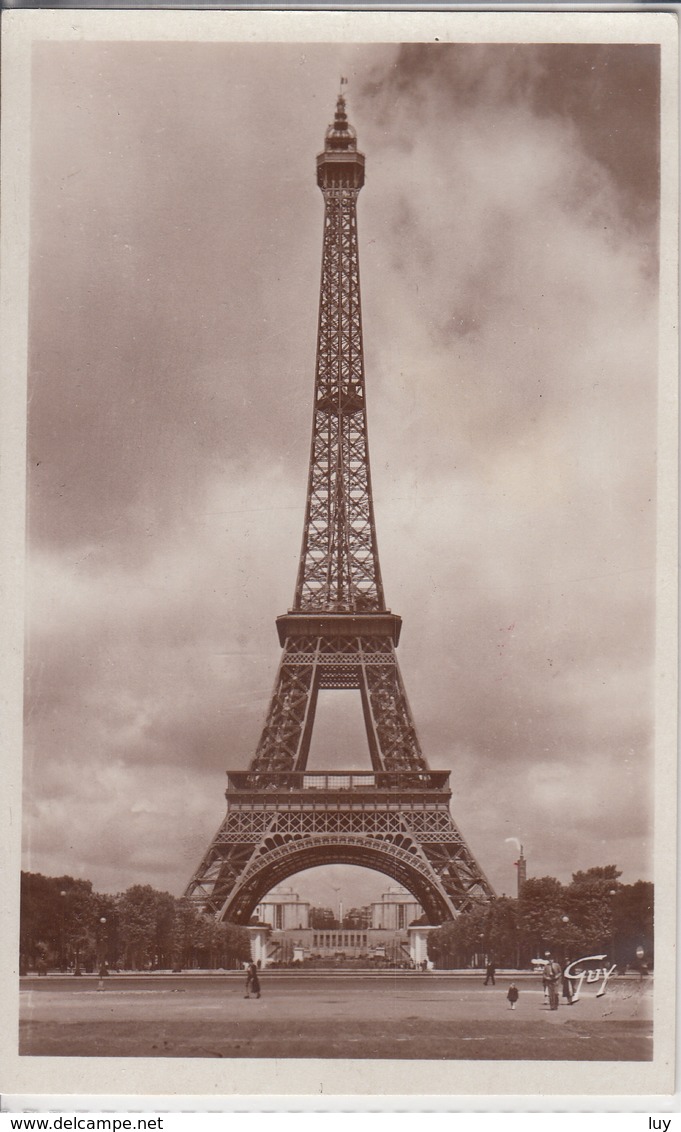 PARIS SOUVENIR DE LA TOUR EIFFEL  AVEC VIGNETTE - Tour Eiffel