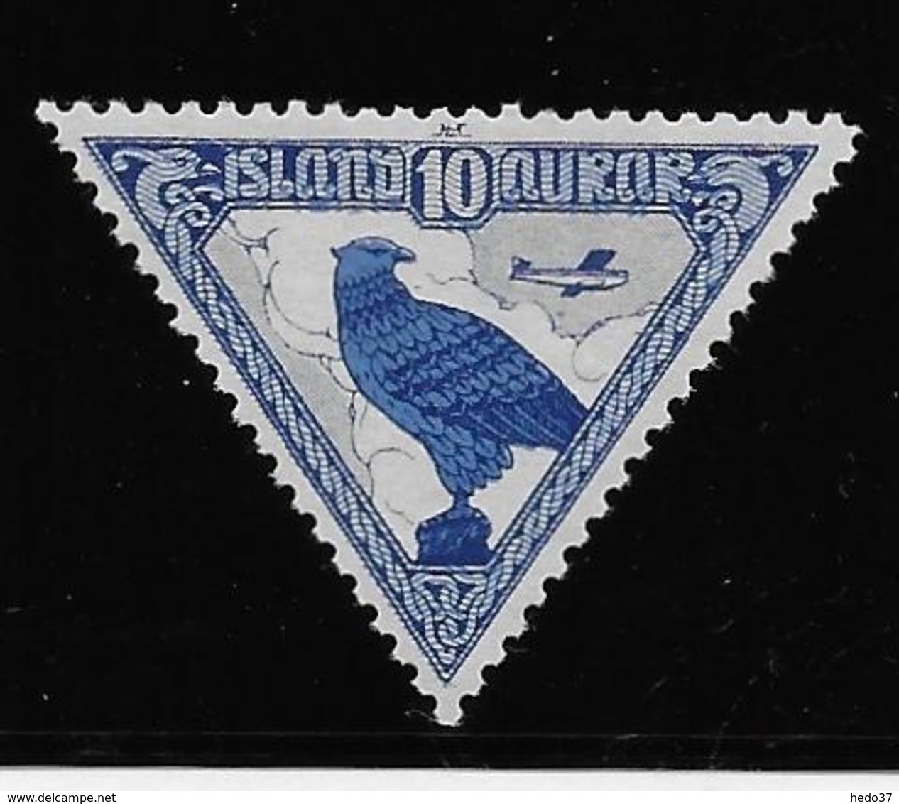 Islande Poste Aérienne N°3 - Neuf * Avec Charnière - TB - Airmail