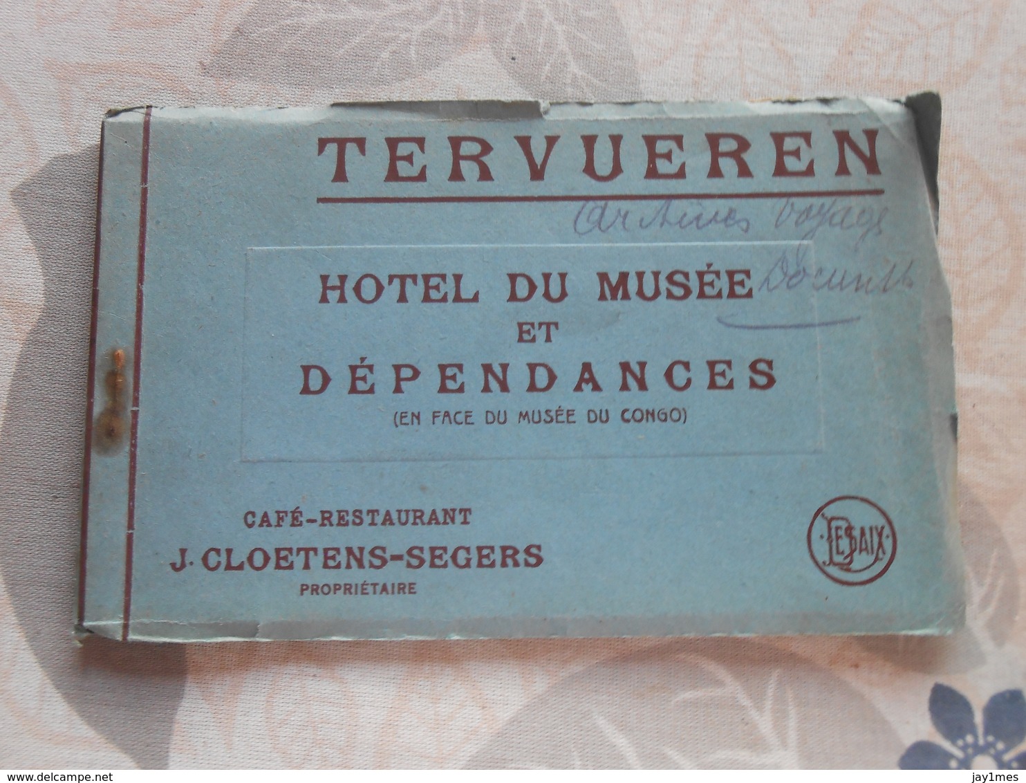 Carnet 8 Cpa Tervueren Hotel Du Musée Et Dépendances - Tervuren