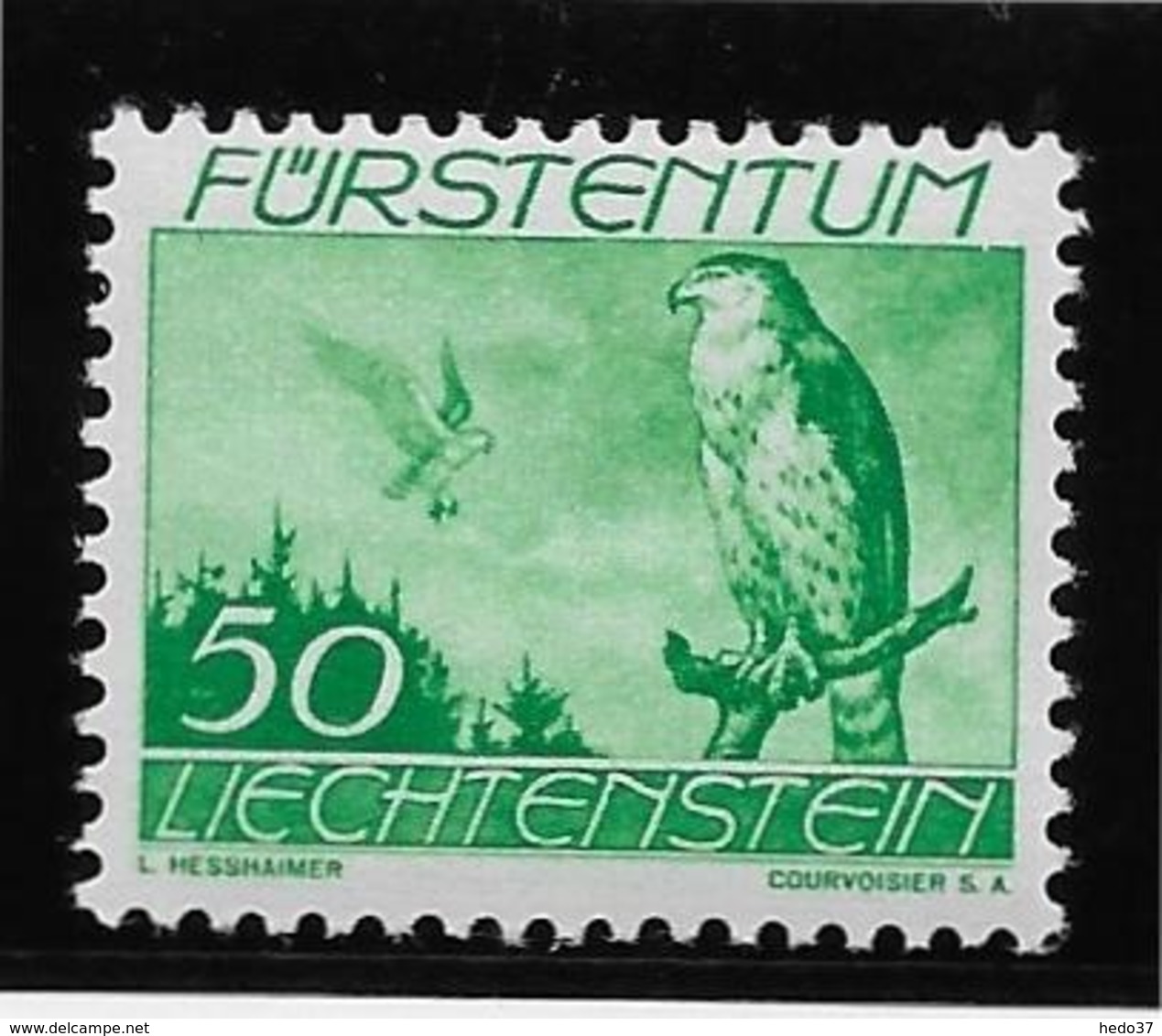 Liechtenstein Poste Aérienne N°21 - Neuf ** Sans Charnière - TB - Poste Aérienne