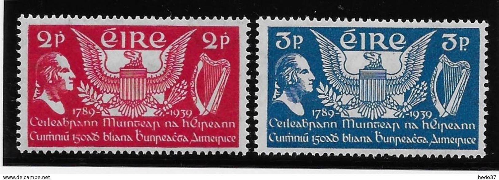 Irlande N°75/76 - Neuf * Avec Charnière - TB - Nuovi