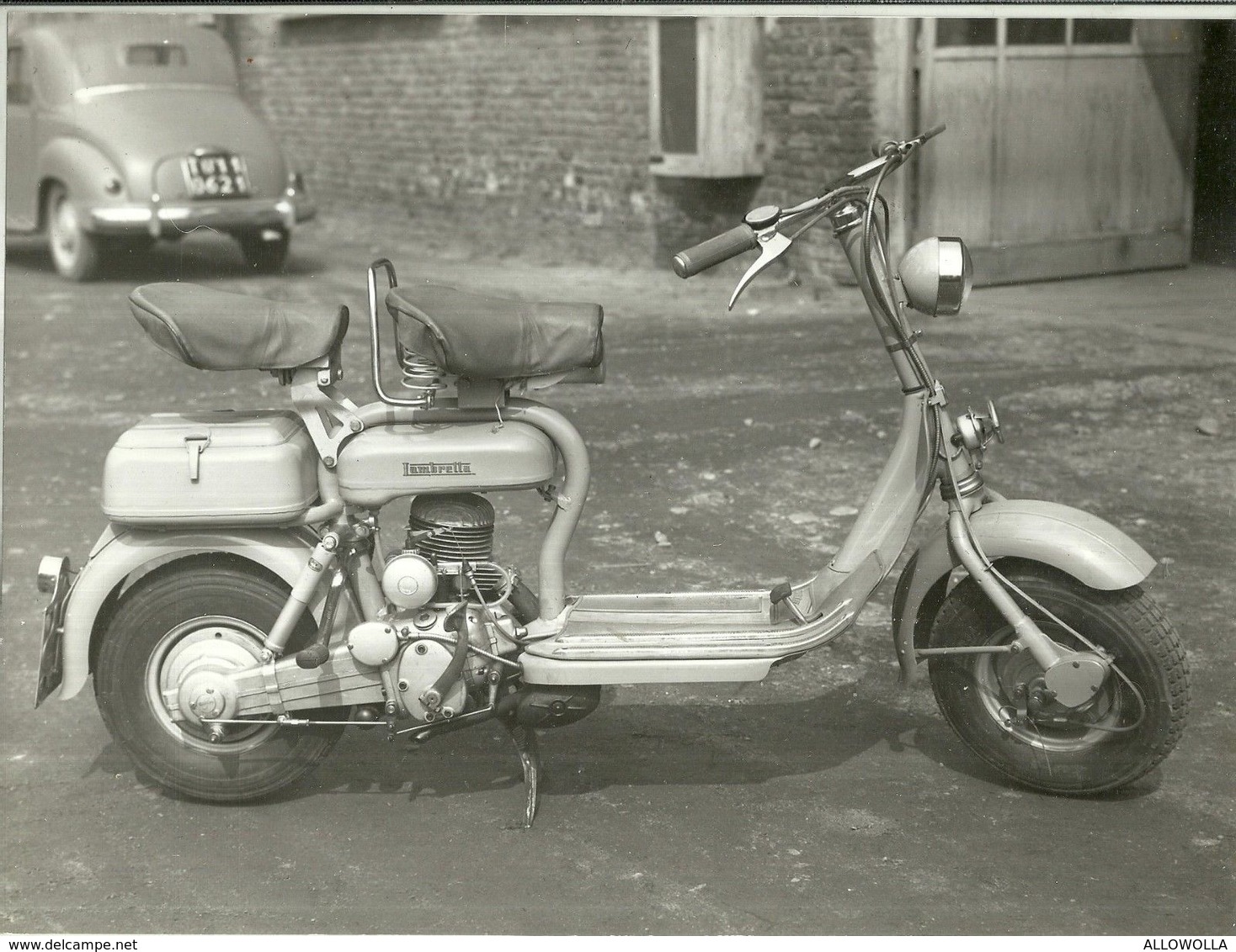 1766 " LAMBRETTA D 125 DEL 1953 " FOTO ORIG. - Motos