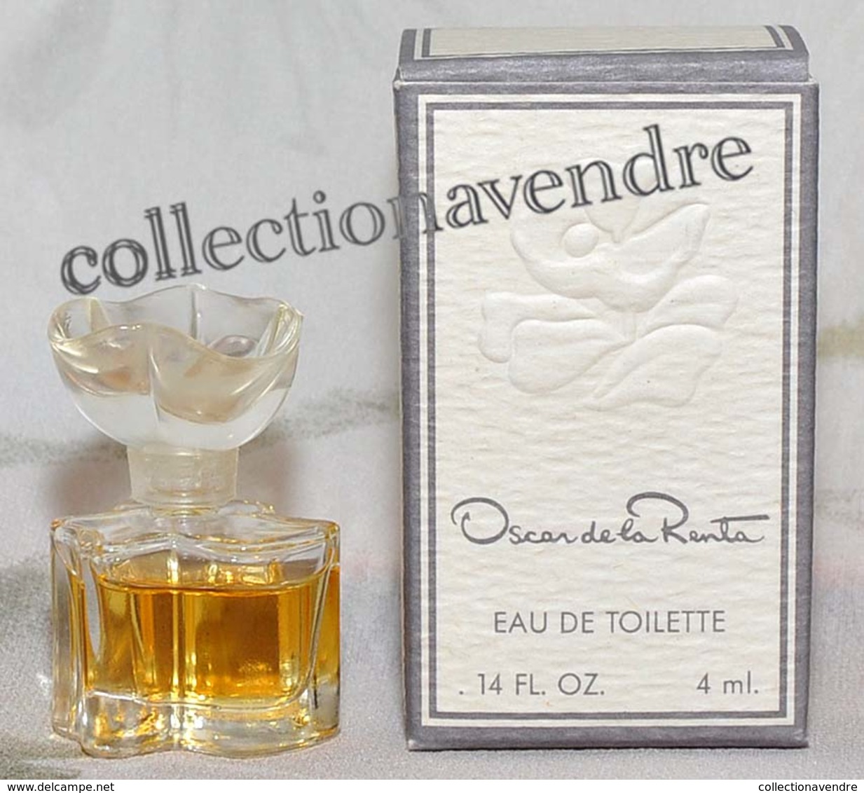 Oscar De La RENTA : Eau De Toilette, 4 Ml. Version 1980. Parfait état - Miniatures Femmes (avec Boite)