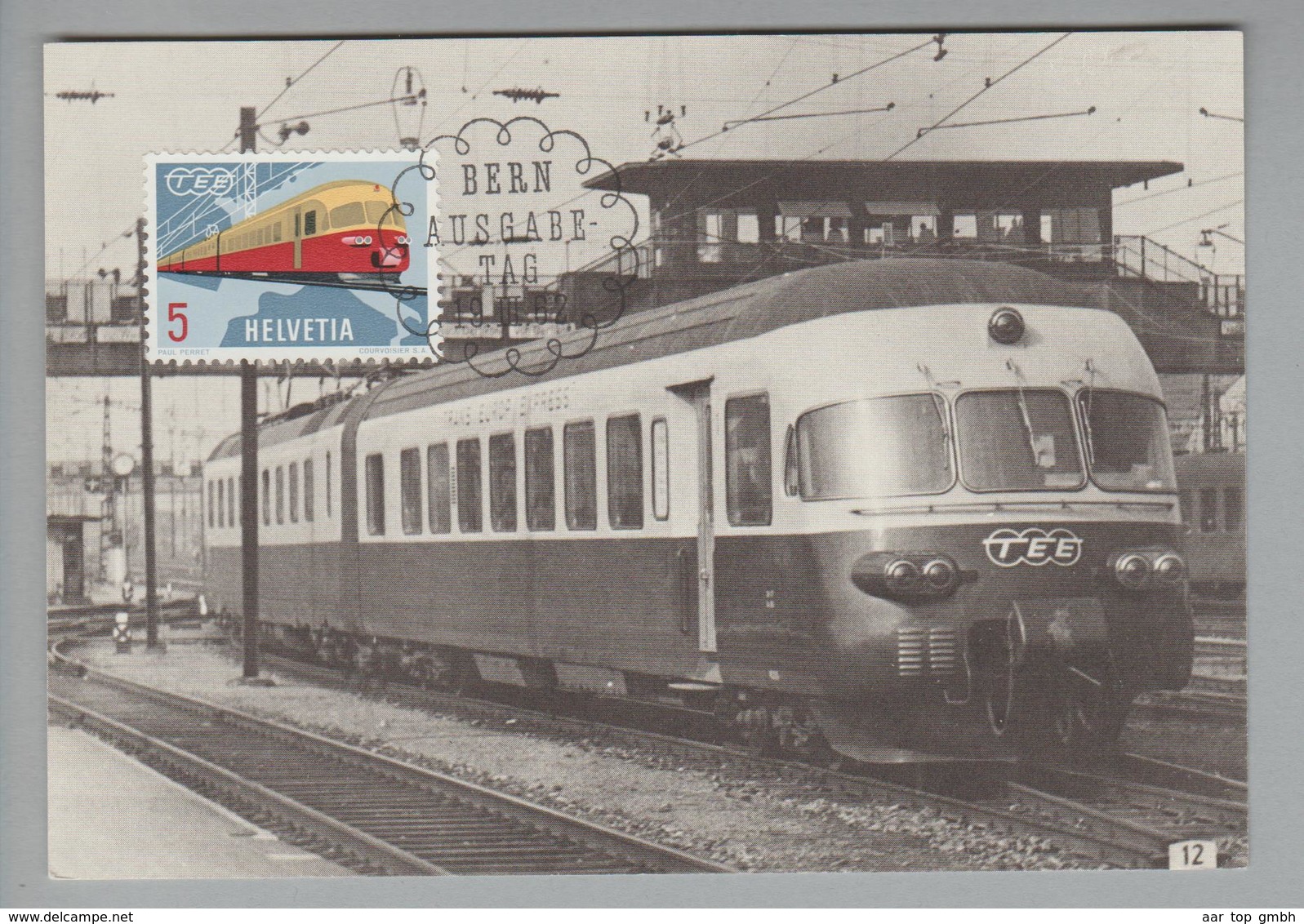 Motiv Eisenbahn 1962-03-19 Maximumkarte TEE-Zug - Trains