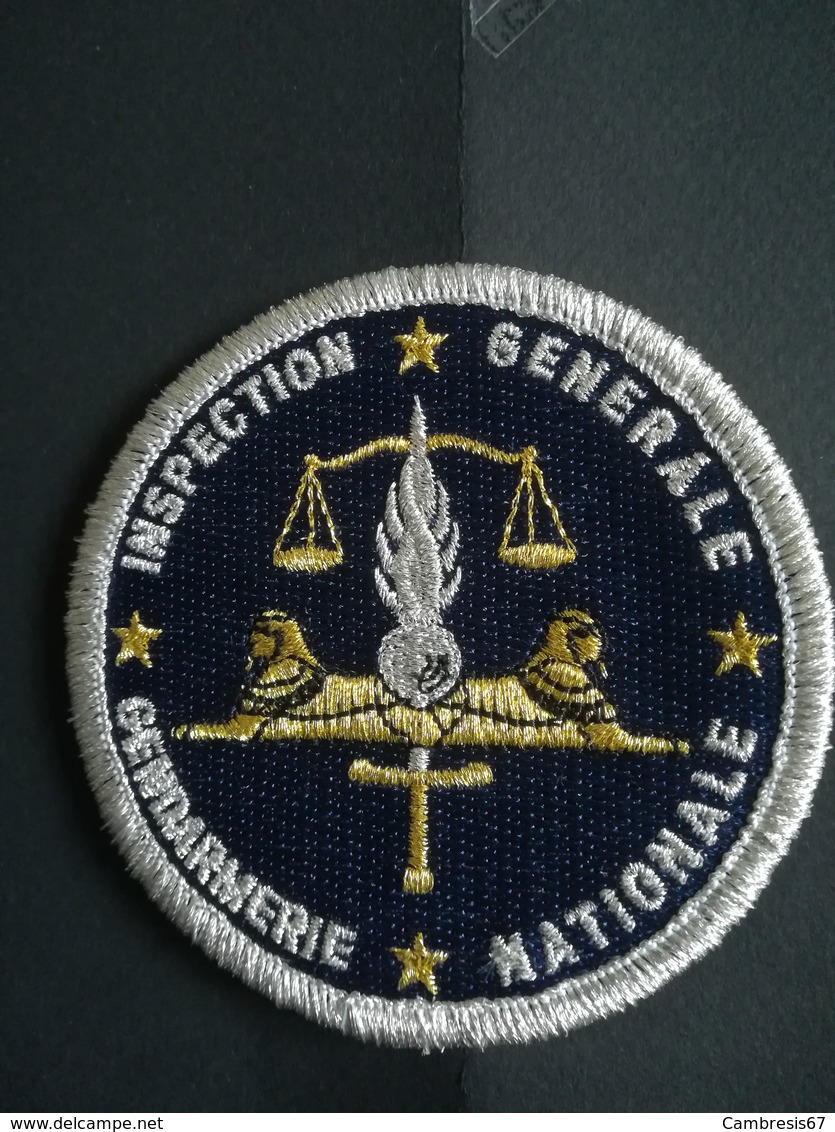 Écusson Gendarmerie In1spection Générale - Police & Gendarmerie