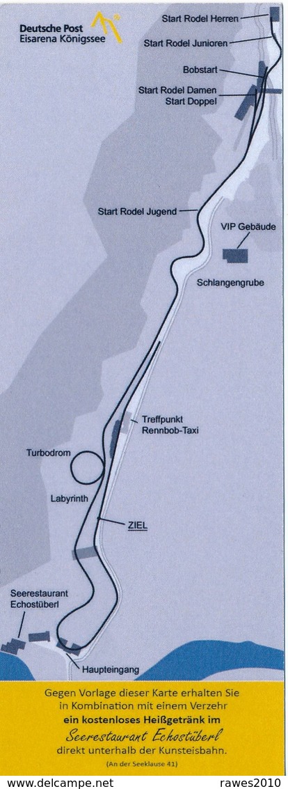 Kunsteisbahn Königsee Eintrittskarte / Führung 2018 Rodel- Und Bobbahn - Bahn Zerstört 2021 Durch Flutwelle - Eintrittskarten