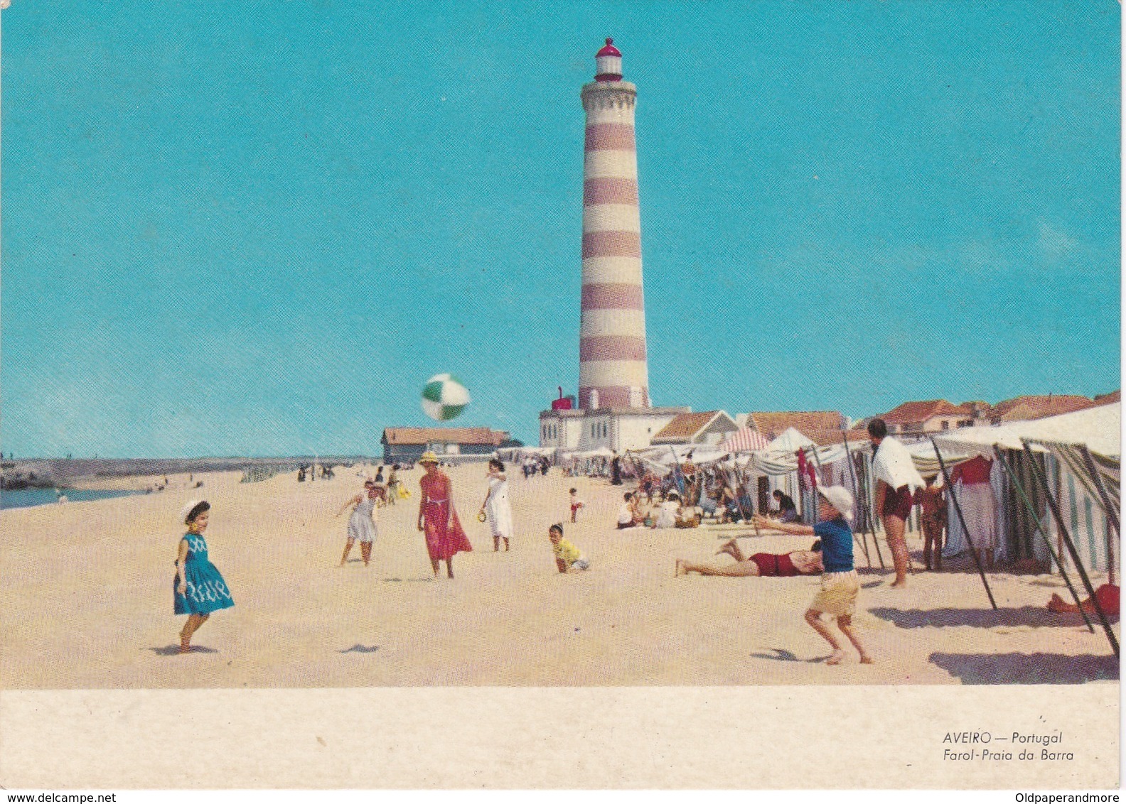 POSTCARD PORTUGAL - AVEIRO - FAROL - PRAIA DA BARRA - LIGHTHOUSE - Aveiro