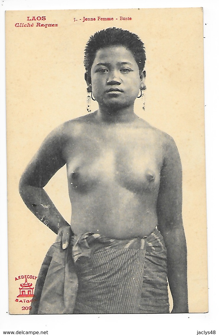 LAOS  -   Jeune Femme - Buste -   -  L 1 - Laos