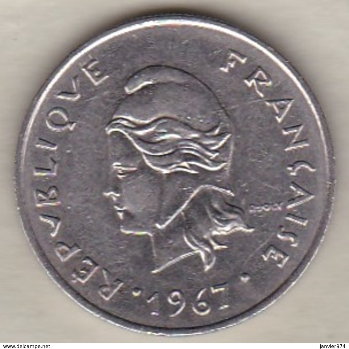 Nouvelles-Hébrides 10 Francs 1967 En Nickel - Vanuatu