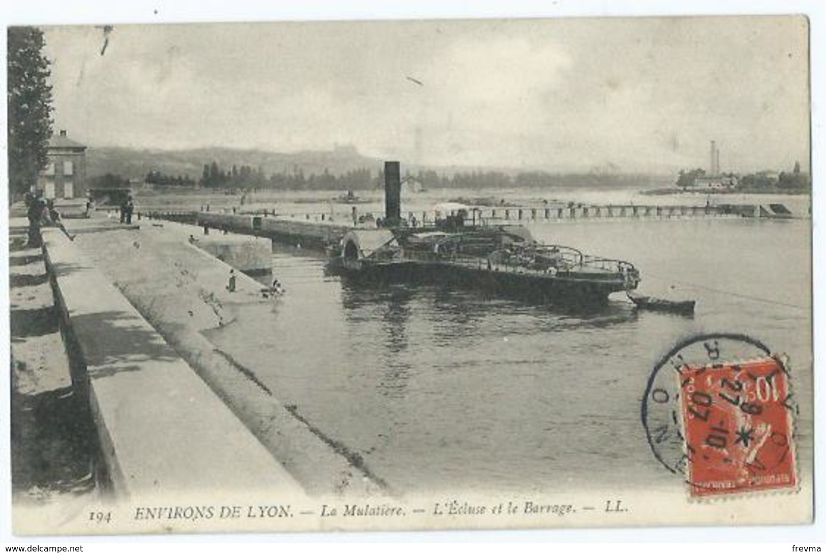 Environs De Lyon La Muletiere L'ecluse Et Le Barrage - Sonstige & Ohne Zuordnung