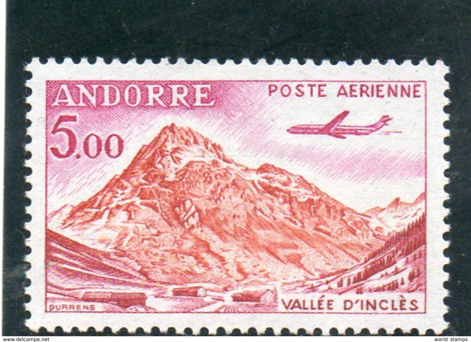 ANDORRE FR. 1961-4 ** - Airmail