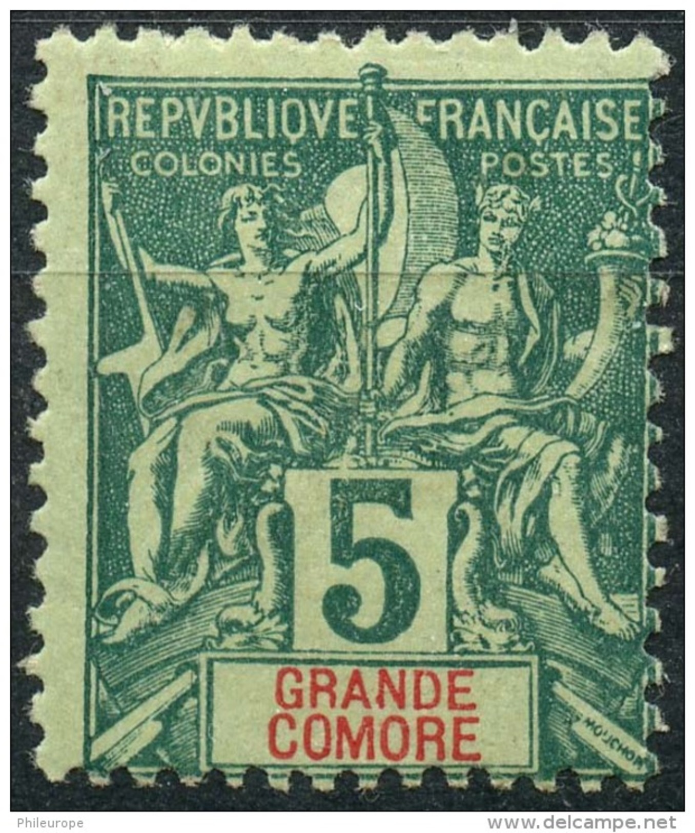 Grande Comore (1897) N 4 * (charniere) - Ongebruikt