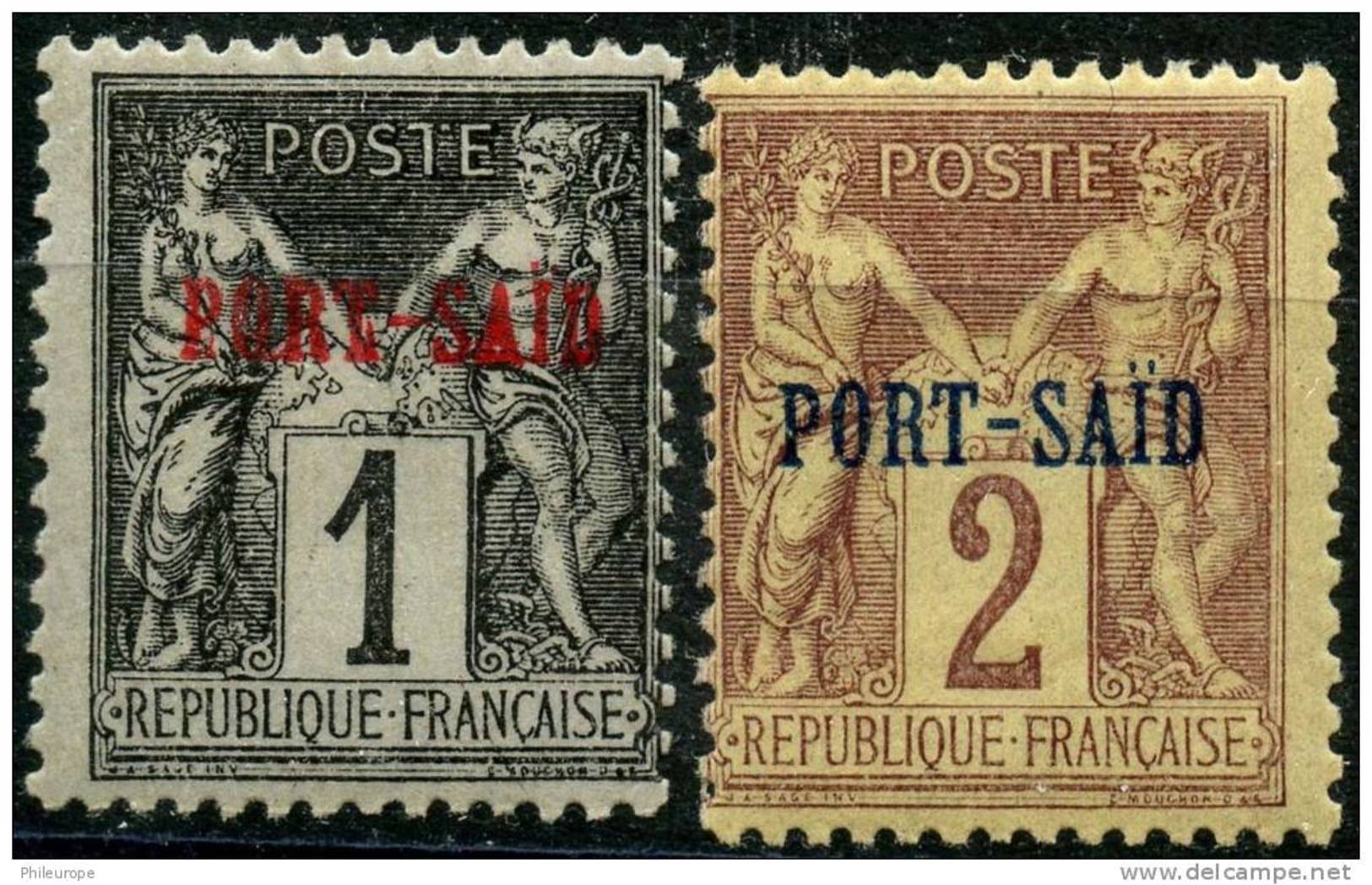 Port Said (1899) N 1+2 * (charniere) - Neufs