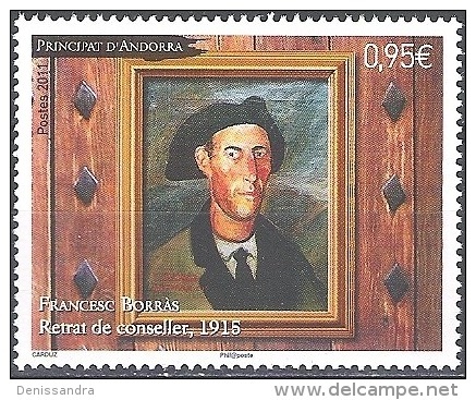 Andorre Français 2011 Yvert 708 Neuf ** Cote (2015) 3.30 Euro Francesc Borràs Portrait De Conseiller - Neufs