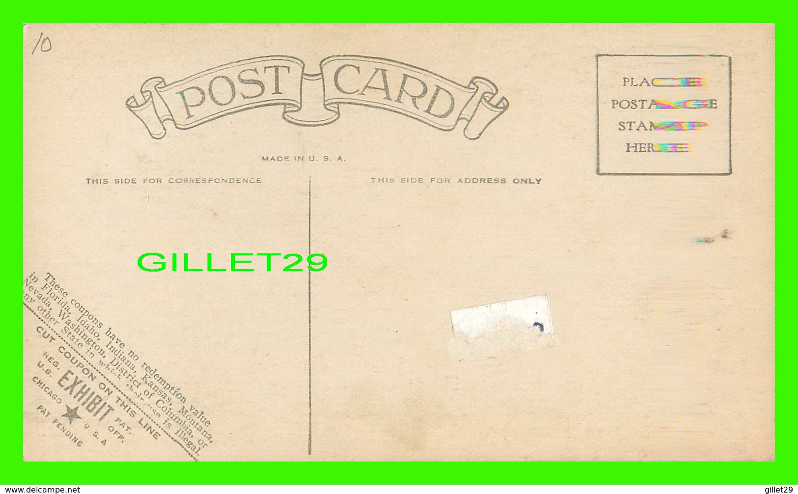 ACTEURS - HOOT GIBSON, 1892-1962 - UNIVERSAL STUDIO - 1928 EX. SUP. CO. CHICAGO - GET COUPON EXHIBIT - Acteurs